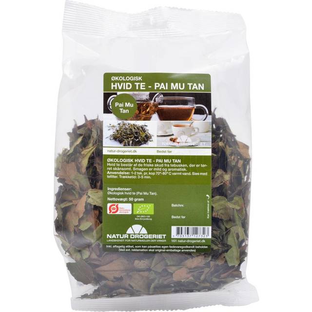 Natur Drogeriet Vitt Te Eko Pai Mu Tan - 50 g