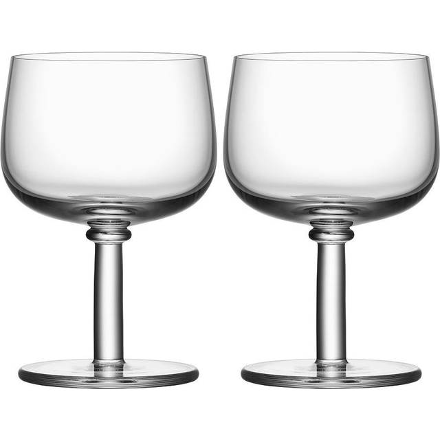 Kosta Boda Viva glas på fot 35 cl 2-pack Klar