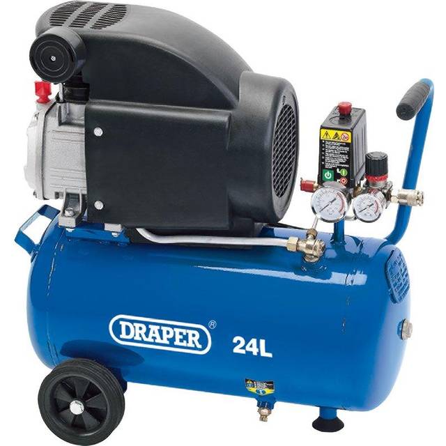 Draper Air Compressor - 2HP, 24ltr, 230V