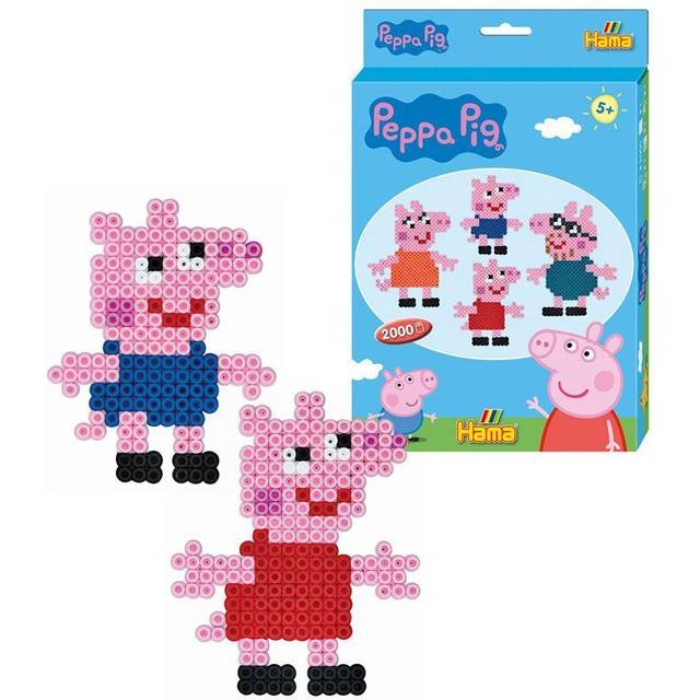Hama Beads Peppa Pig Gift Hanging Box With Small Size - Multicolor