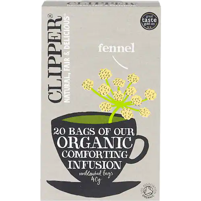 Clipper Organic Fennel Comforting Infusion - 20 Teabags