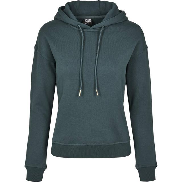 Women's hooded sweatshirt Urban Classic côtelés - Vert
