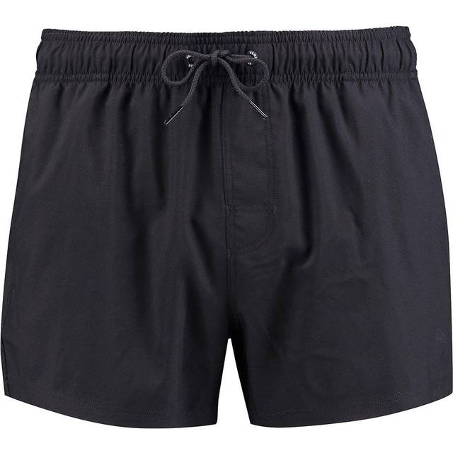 Mens Puma Short Length Swim Shorts - Black