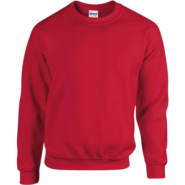 (XL, Red) Gildan Heavy Blend Unisex Adult Crewneck Sweatshirt