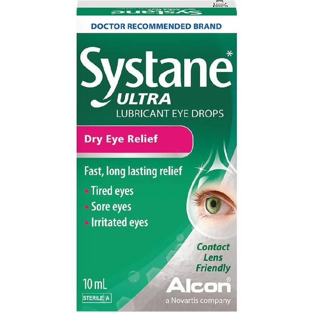 Systane ultra lubricant eye drops for dry eye therapy fast-actin 10ml brand