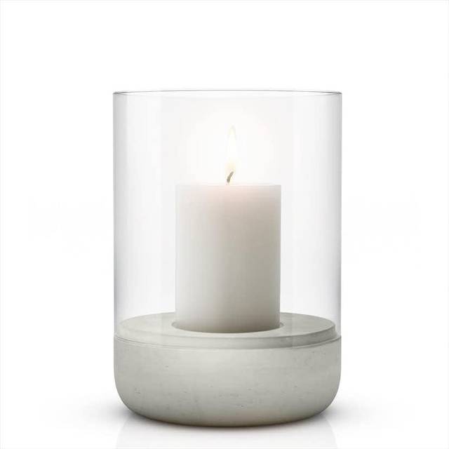 Blomus - CALMA Lantern - Lykta - Light Gray - Large - H22,5 x L15 x W15 cm