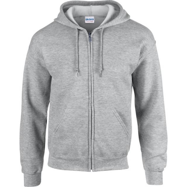 Gildan Heavy Blenda Full Zip Hooded Sweatshirt 18600 Colour: Sport Gre
