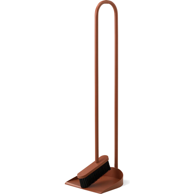 Northern Cane broom and dustpan black