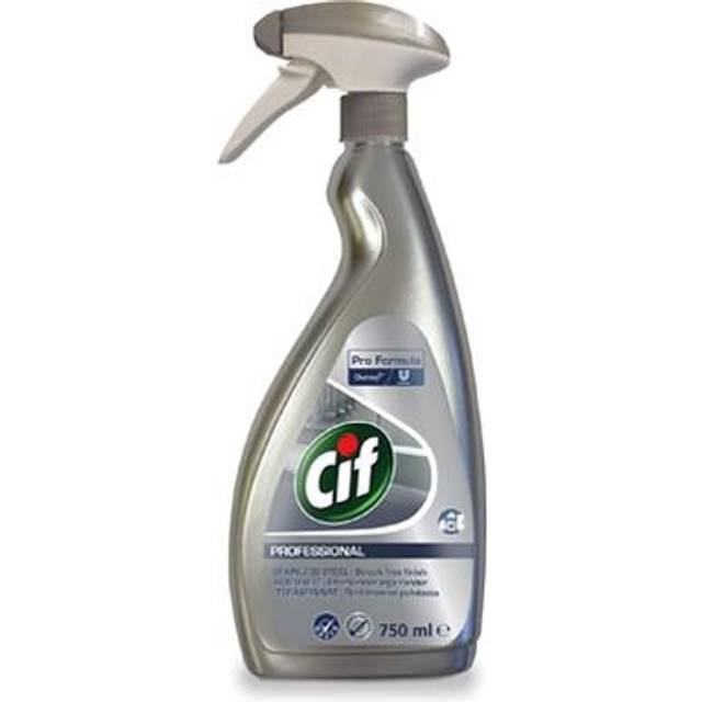 Cif Rostfritt stål Spray & Glasrengöring - 750ml