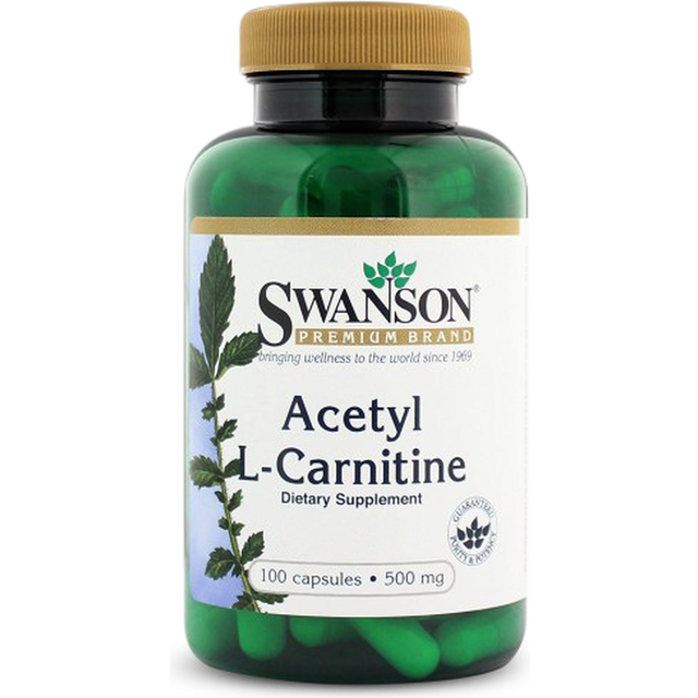 Swanson  Acetyl L-Carnitine  500 mg  100 Veggie Capsules