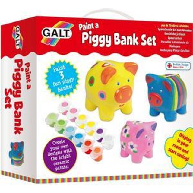 Galt Toys, Paint a Piggy Bank Set, Kids Craft Kits, Ages 5 Years Plus