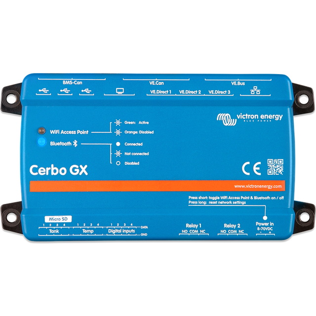Victron Energy Cerbo GX, Systemövervakning