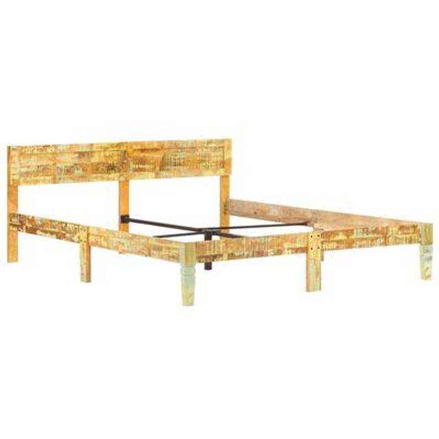 vidaXL Bed Frame without Mattress Solid Reclaimed Wood 180x200cm - Brown