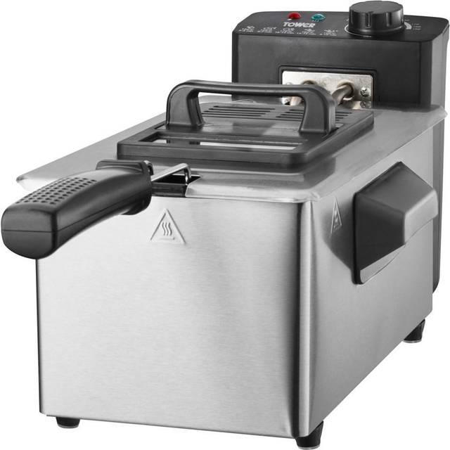 Tower 2000W 3L Stainless Steel Deep Fryer UK Plug
