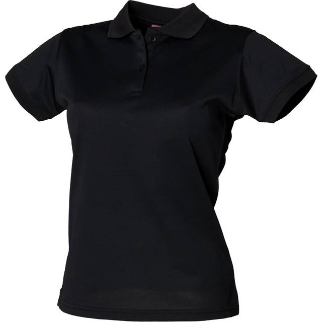 Henbury Women&apos;s Coolplus Polo Shirt HB476 Black XS Colour: Black,