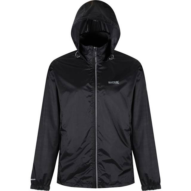 (S, Black) Regatta Mens Lyle IV Waterproof Hooded Jacket