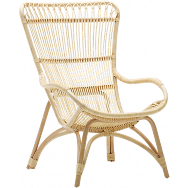 Sika Rattan Monet Wingback Chair in Natural
