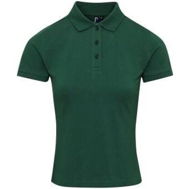 (S, Bottle) Premier Womens/Ladies Coolchecker Plus Piqu Polo With CoolPlus