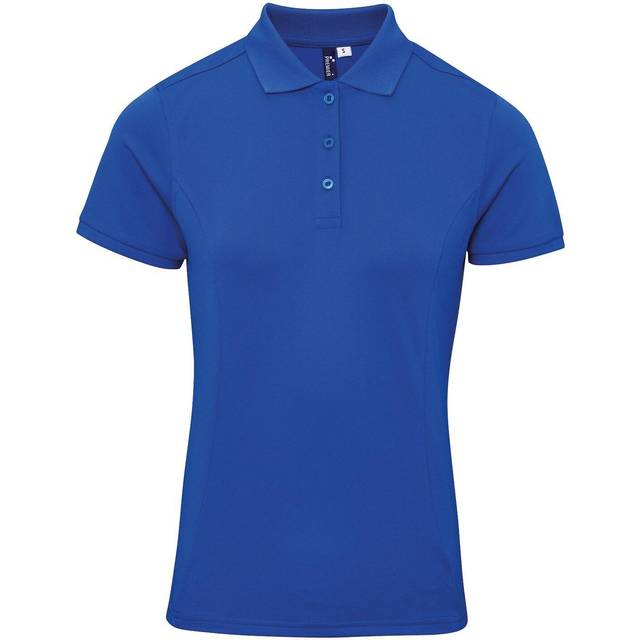 (XL, Royal) Premier Womens/Ladies Coolchecker Plus Piqu Polo With CoolPlus