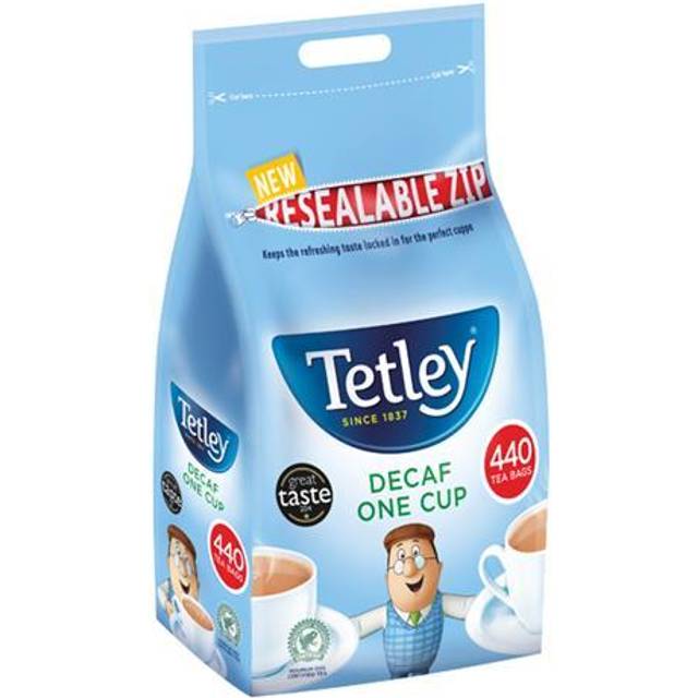 Tetley One Cup Decaf Tea, Pack of 440 Tea Bags - Milk Free