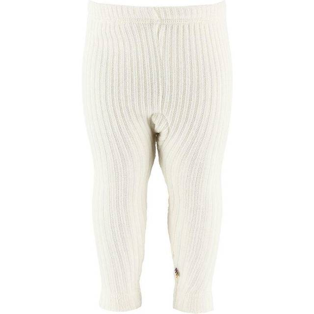 Joha Ivory Merino Wool Ribbed Leggings - 2-4 year