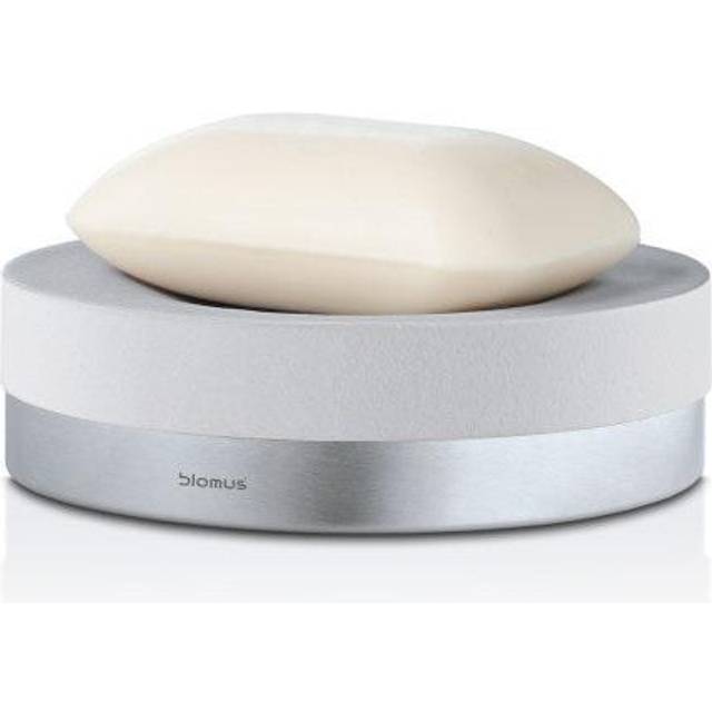 Blomus Tray/Soap Dish Ara in moon-grey/silver, Stainless-Steel, 12 x 12 x 3.5 cm