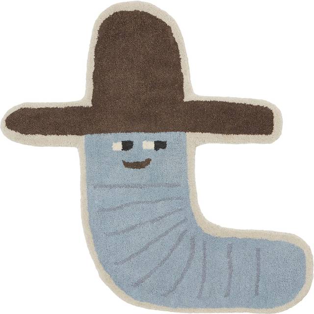OYOY MINI Calle Cowboy Rug |Blå |82X85 cm