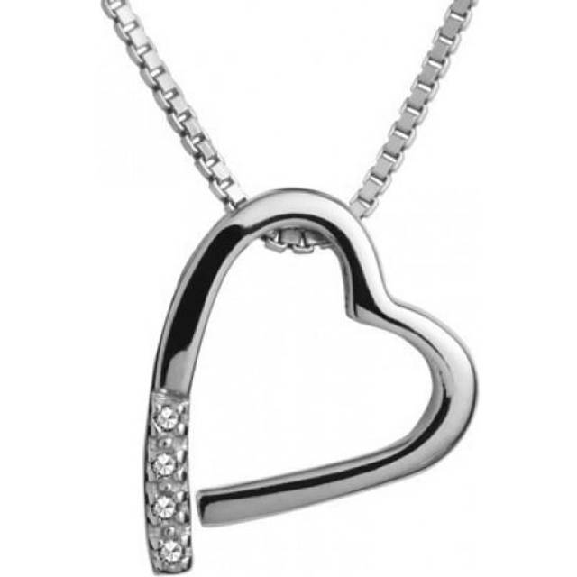 Hot Diamonds Sterling Silver Memories Pendant, Silver, Women - Ilver
