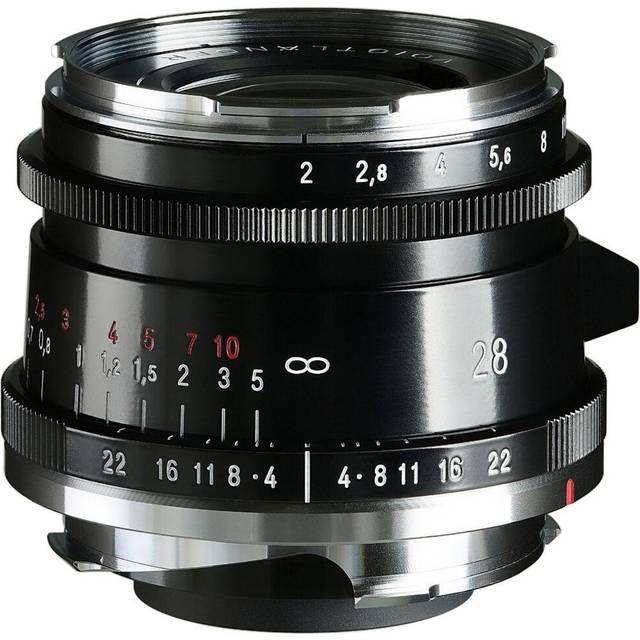 Used Voigtlander 28mm f2 VM Ultron Vintage Line ASPH Type II Black Lens