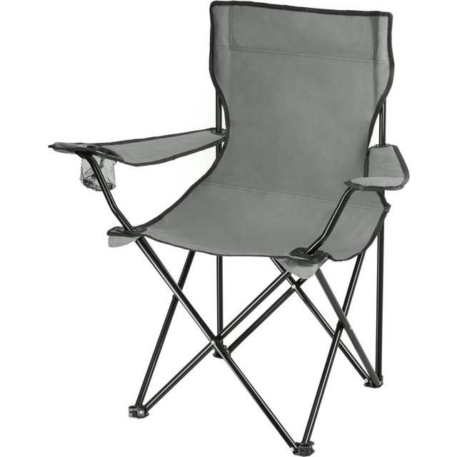Tectake 2 Camping Chairs Gil, Black