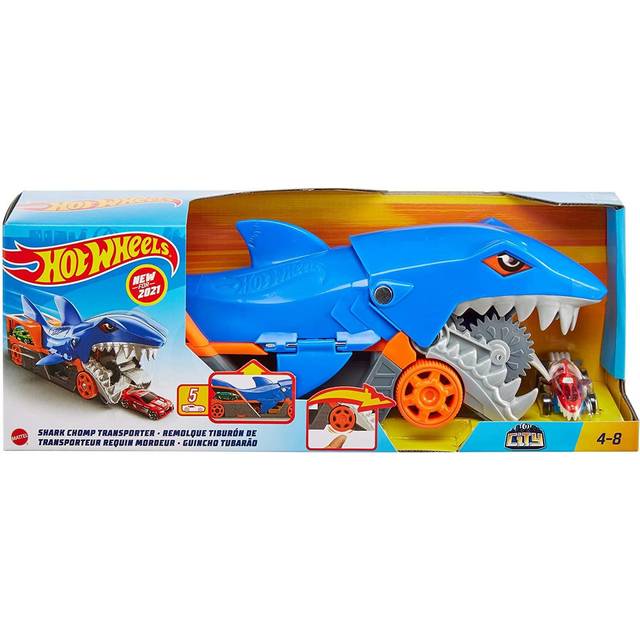 Hot Wheels Shark Chomp Transporter Vehicle