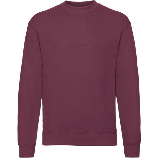 (2XL, Burgundy) Fruit Of The Loom Mens Set-In BelcoroÂ® Yarn Sweatshirt