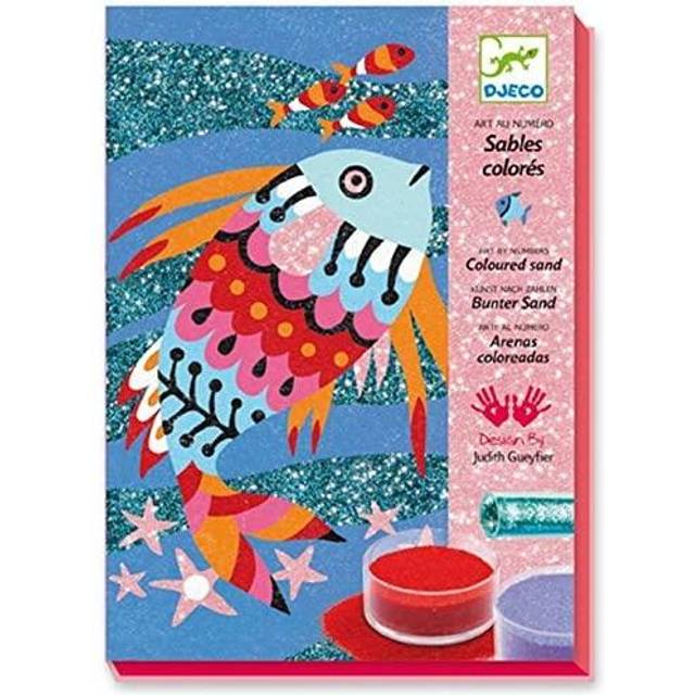 Djeco Sand Art For Kids -  Coloured Sands Rainbow Fish