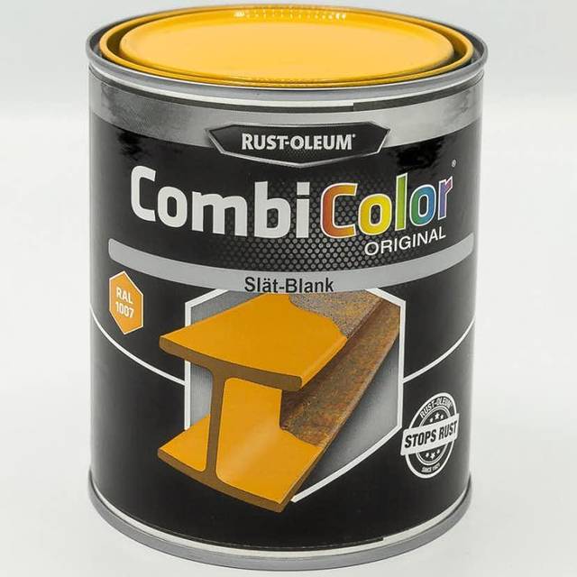 Rust-oleum 7348 Combicolor Safety Yellow Metal Paint - 750ML
