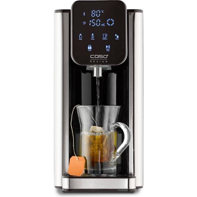 CASO HW660 1879 Varmvattendispenser, Svart, Silver, 2.7 l