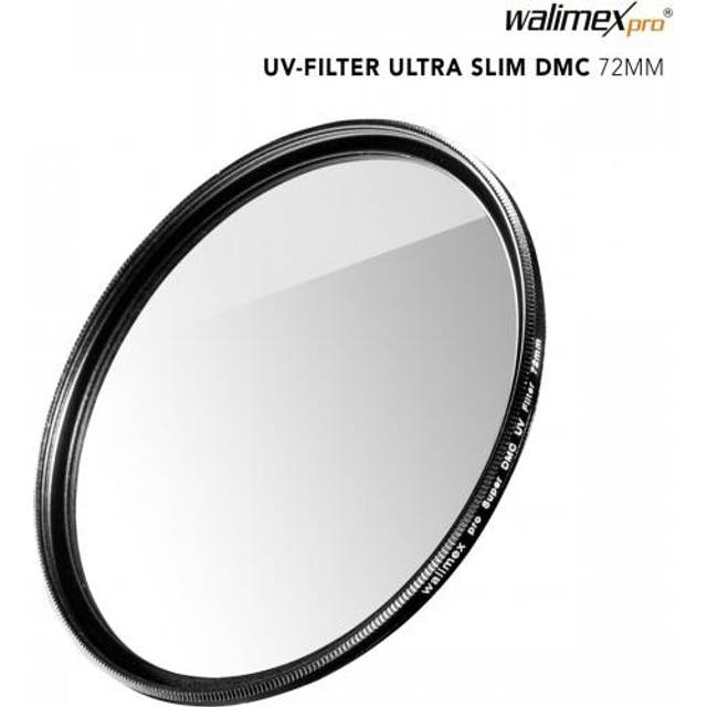 Walimex pro UV Filter Slim Super DMC 72mm - particularly high-quality UV filter lens filter, slim only 2.5 mm, 16x Super DMC coating, with box 2295...
