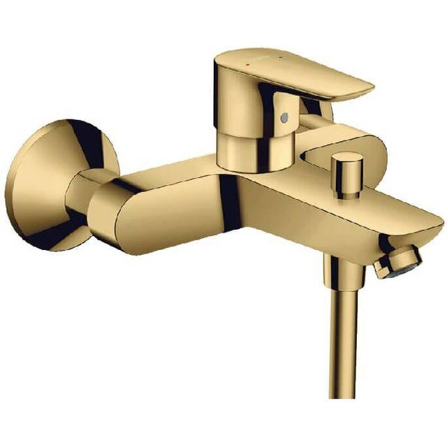 Hansgrohe Talis E Polished Gold-Optic Single Lever Manual Bath Shower