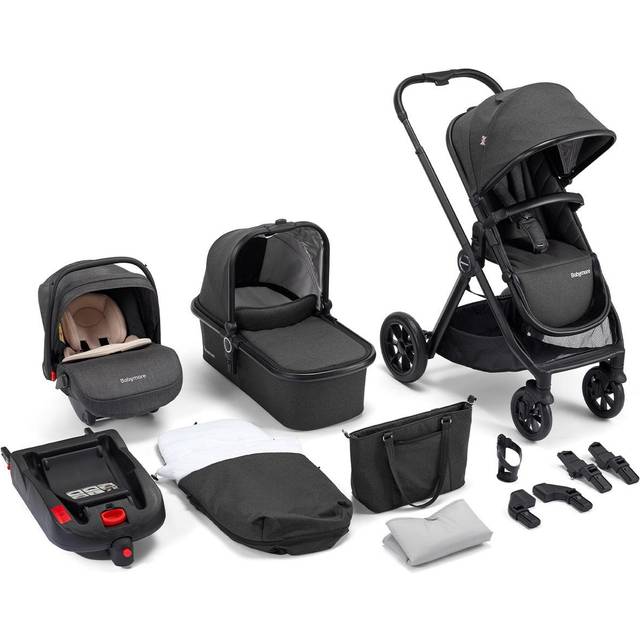 Babymore MeMore V2 Pram Pushchair - Black
