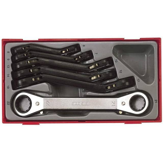 Teng Tools Teng TTRORS 6 Piece 6 - 22mm Ratcheting Ring Spanner Set