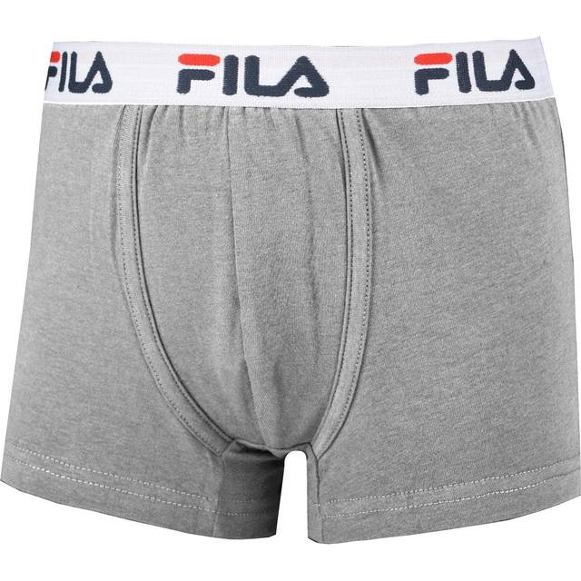 Fila Boxershorts - Gråmelerad m. Logo - Fila - 10-12 år (140-152) - Boxershorts