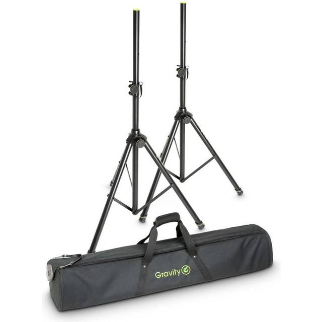 Gravity SP5212B Steel Speaker Stand Pair with Carry Bag