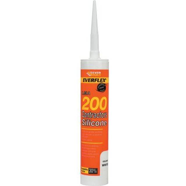 Everbuild 200 Contractors LMA Silicon C3 Transparent 310ml