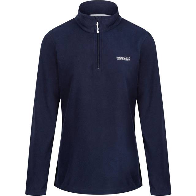 (10, Navy) Regatta Great Outdoors Womens/Ladies Sweetheart 1/4 Zip Fleece Top