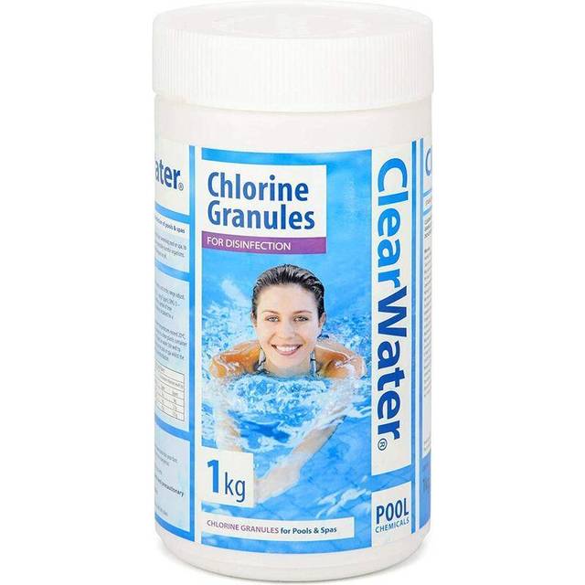 ClearWater Chemical Granules Healthy Swimming Pool Spa Disinfection Chlorine 1kg