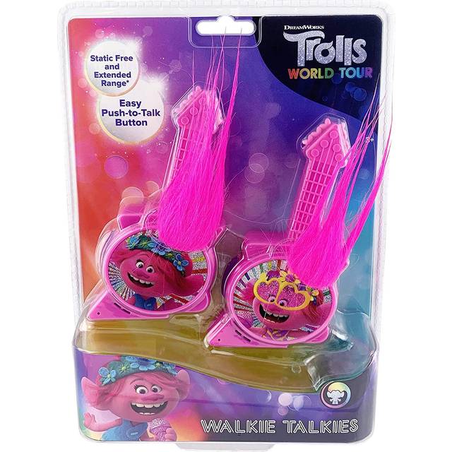 Trolls 2 World Tour Walkie Talkies with Extended Range in Pink - Poppy