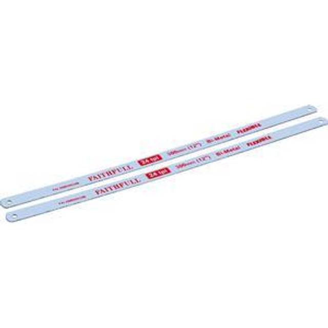 Faithfull FAIHSB30024 Hacksaw Blades 300mm (12in) x 24 TPI Pack 2