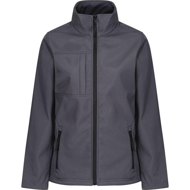 Regatta Womens Octagon II Waterproof Soft Shell Jacket - Seal Grey/black - 14