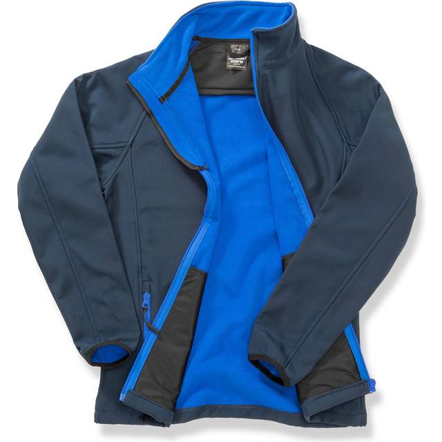 Result womens/ladies core printable full front zip softshell jacket rw3696