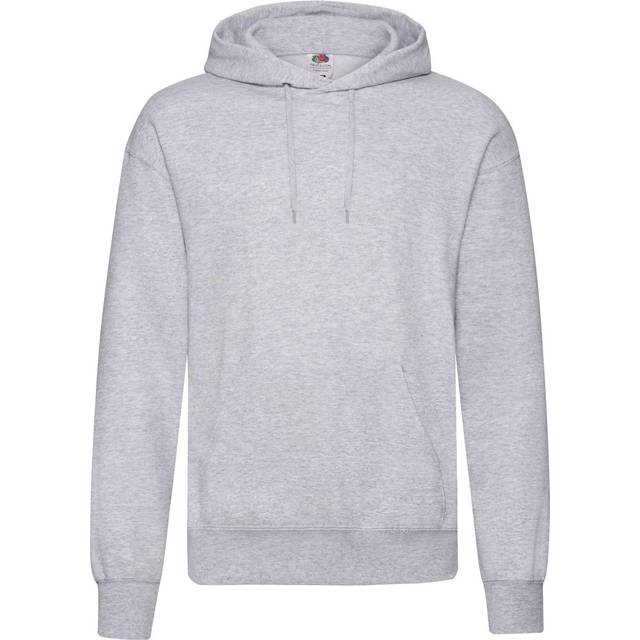 (2XL, Heather Grey) Fruit Of The Loom Mens Hooded Sweatshirt / Hoodie