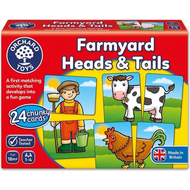 Orchard Toys Farmyard Heads & Tails Game